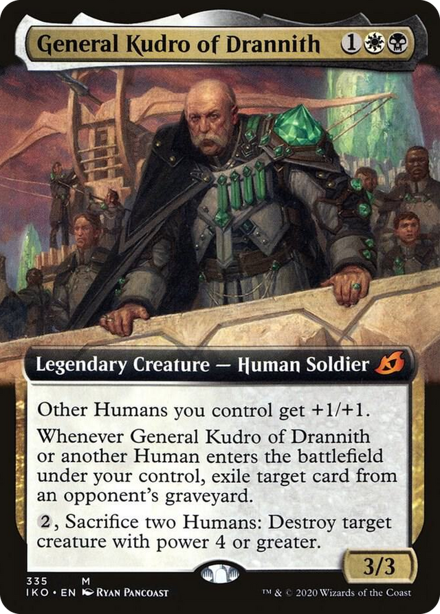 0335 General Kudro of Drannith (Extended Art) M Lair of Behemoths