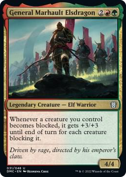 0031 General Marhault Elsdragon U Commander: Dominaria United