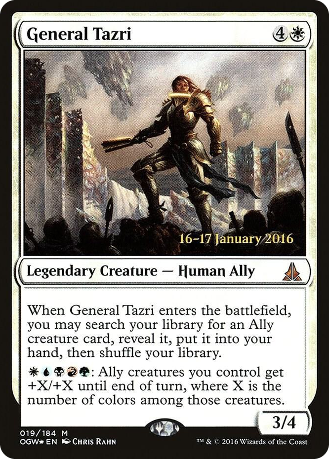 General Tazri #19 M - Prerelease Cards Pokemon card