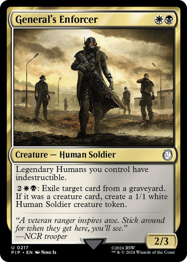 0217 General's Enforcer U Universes Beyond: Fallout