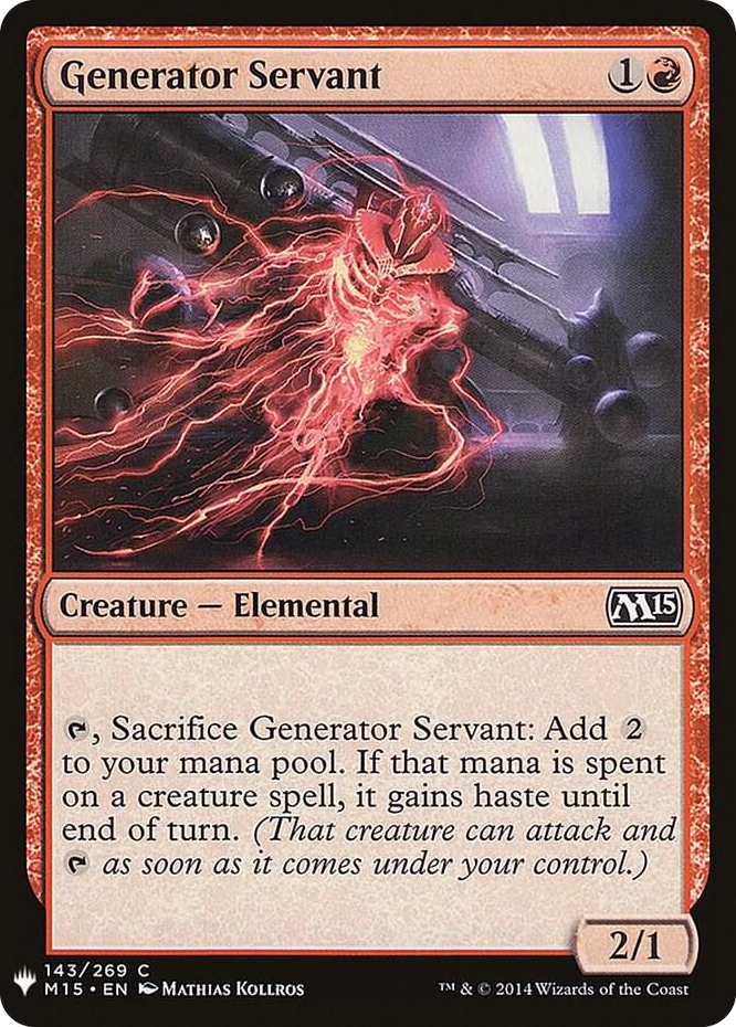0143 Generator Servant C The List Reprints