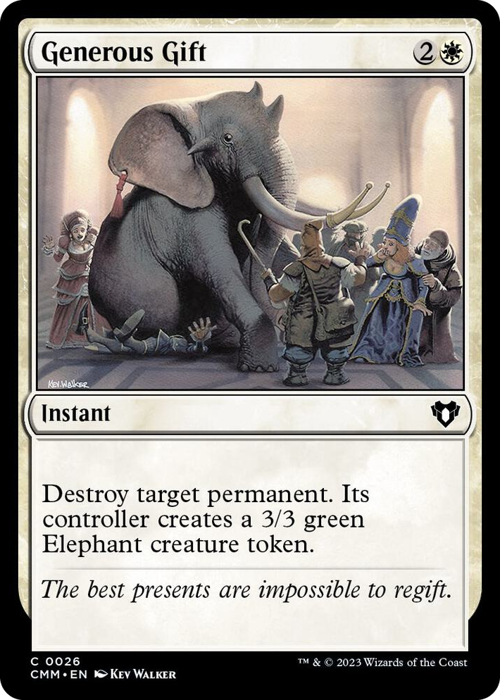 0026 Generous Gift C Commander Masters