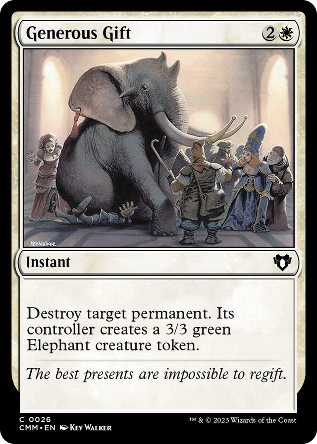 0026 Generous Gift C Commander Masters