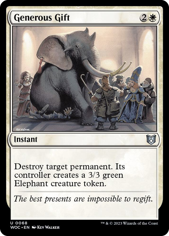 0068 Generous Gift U Commander: Wilds of Eldraine