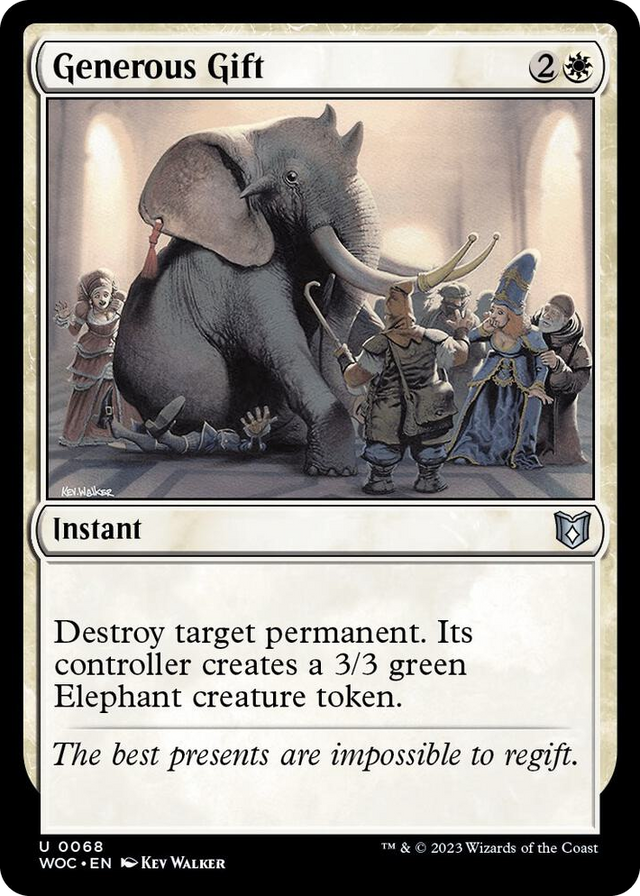 0068 Generous Gift U Commander: Wilds of Eldraine
