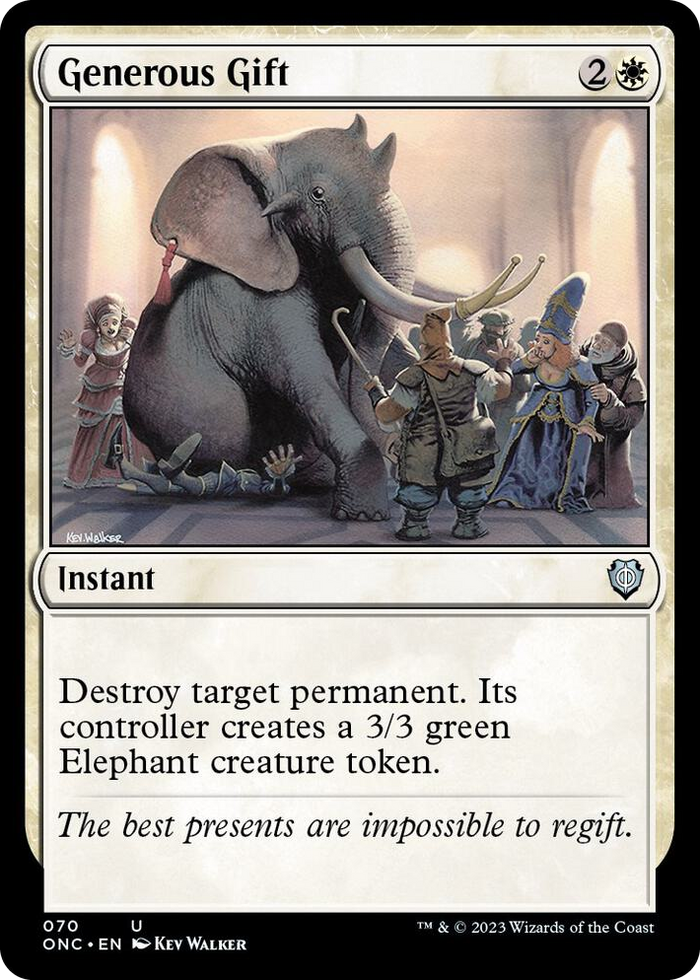 Generous Gift #70 U - Commander: Phyrexia: All Will Be One Pokemon card