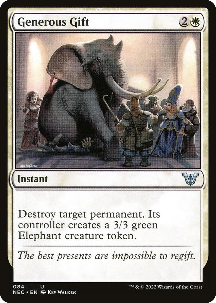 0084 Generous Gift U Commander: Kamigawa: Neon Dynasty