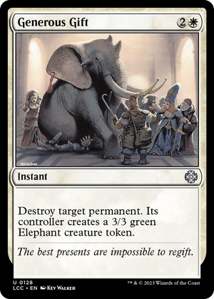 0128 Generous Gift U Commander: The Lost Caverns of Ixalan