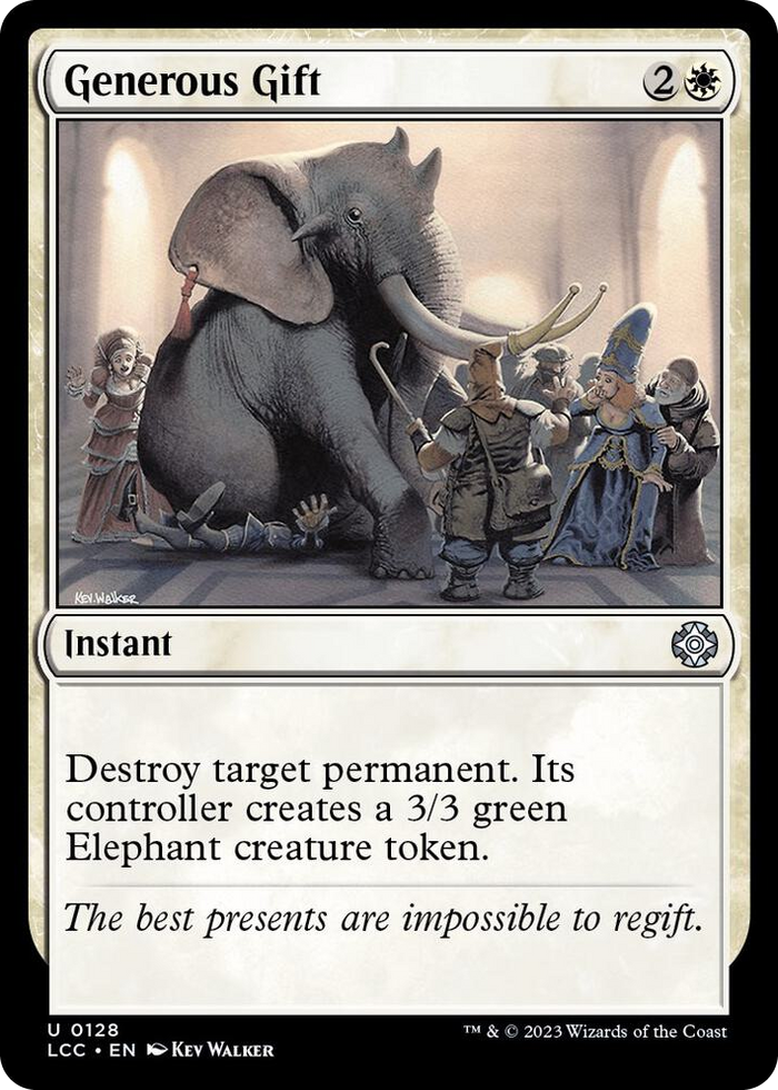 Generous Gift #128 U - Commander: The Lost Caverns of Ixalan Pokemon card