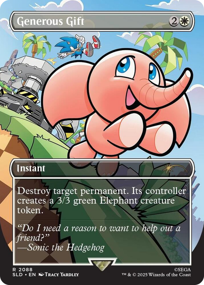Generous Gift (2088) #2088 R - Secret Lair Drop Series Pokemon card