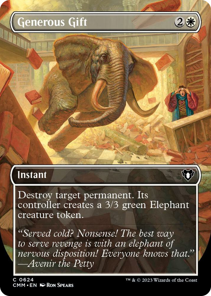 0624 Generous Gift (Borderless) C Commander Masters