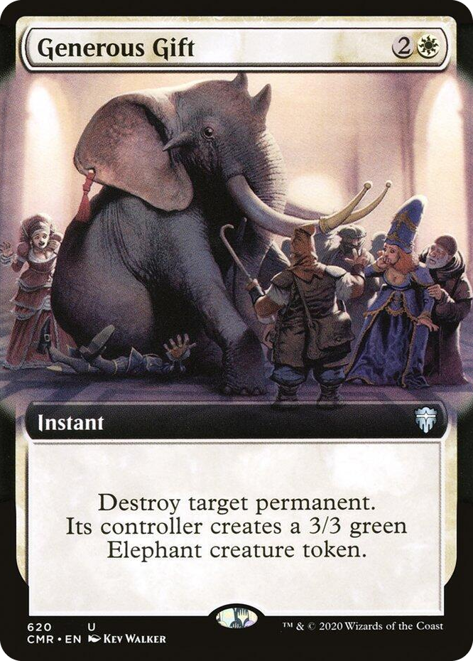 0620 Generous Gift (Extended Art) U Commander Legends