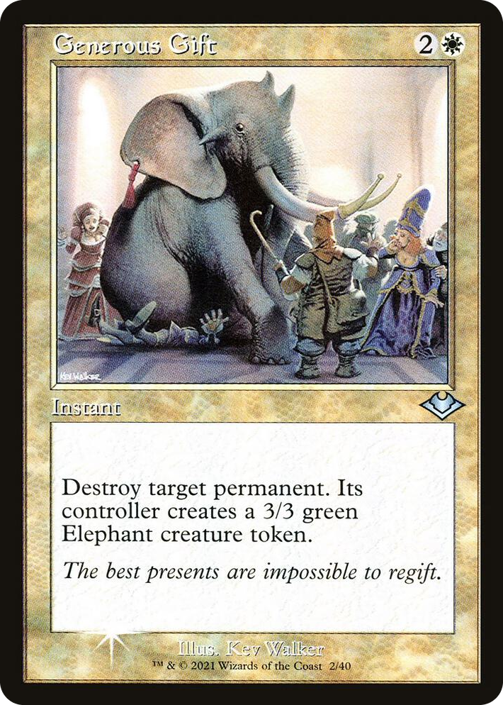 0002 Generous Gift (Retro Frame) U Modern Horizons