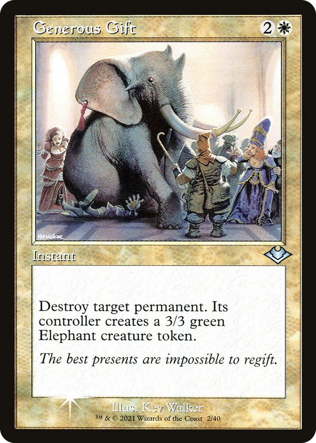 0002 Generous Gift (Retro Frame) U Modern Horizons