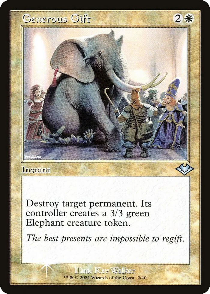 0002 Generous Gift (Retro Frame) U Modern Horizons