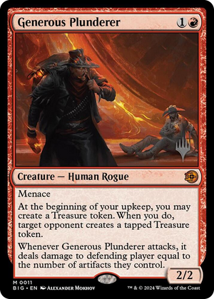 0011 Generous Plunderer M Promo Pack: Outlaws of Thunder Junction
