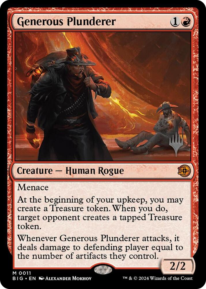 0011 Generous Plunderer M Promo Pack: Outlaws of Thunder Junction