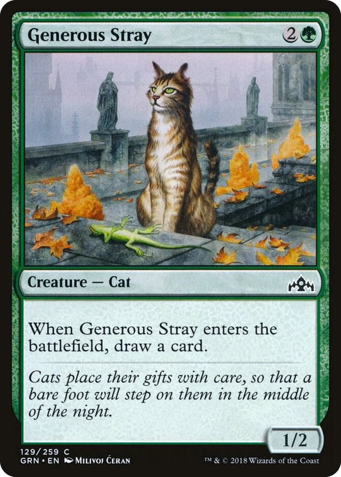 0129 Generous Stray C Guilds of Ravnica