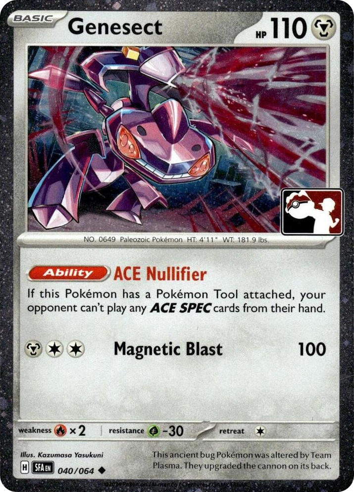 0040 Genesect - 040/064 (Cosmos Holo) Uncommon Prize Pack Series Cards