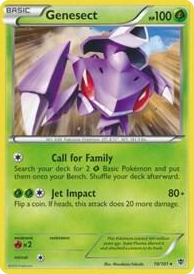 0010 Genesect - 10/101 (BW Plasma Blast) Holo Rare Deck Exclusives