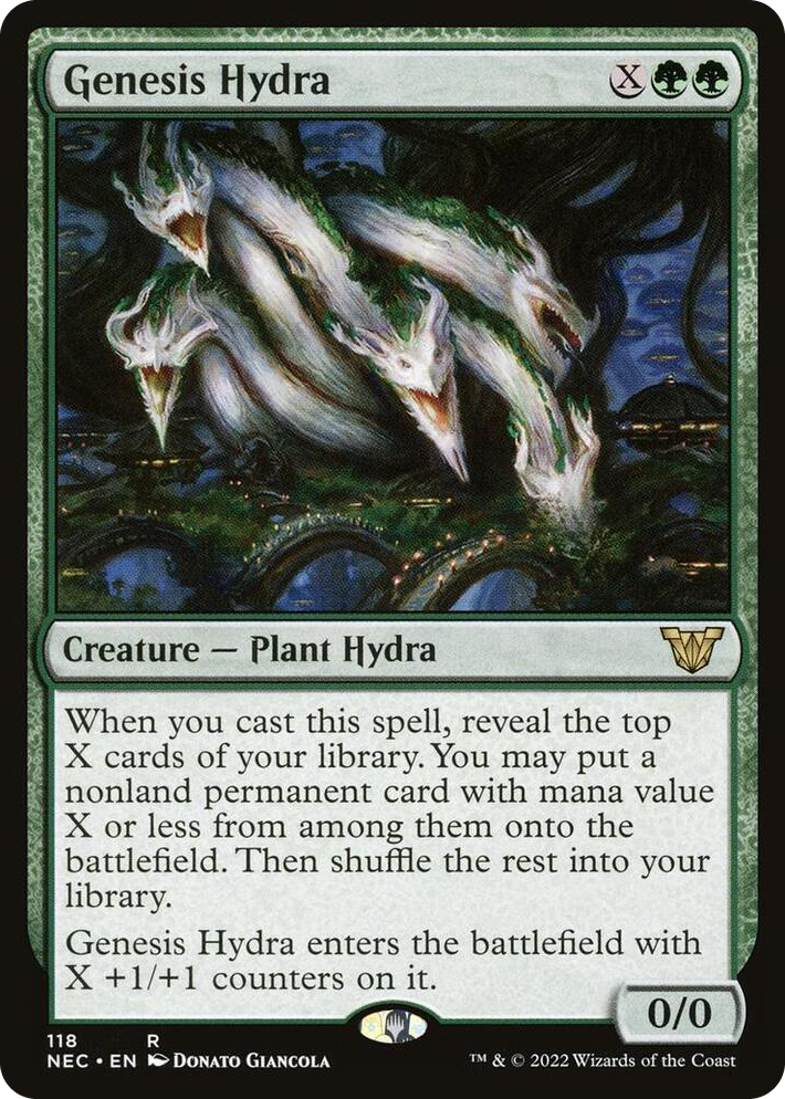 0118 Genesis Hydra R Commander: Kamigawa: Neon Dynasty