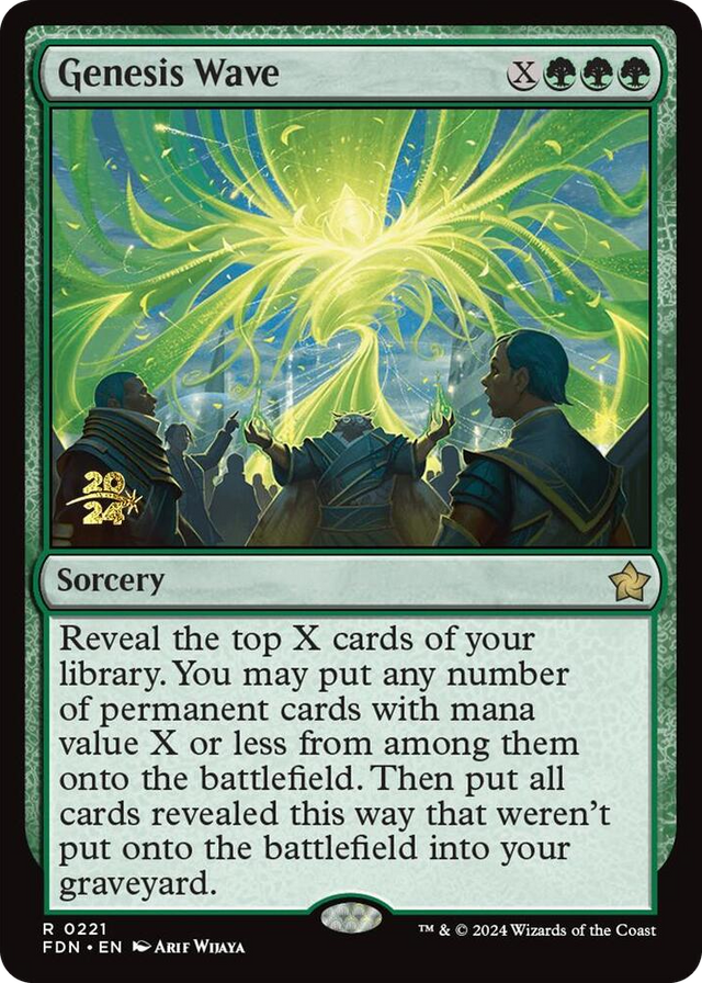 0221 Genesis Wave R Prerelease Cards