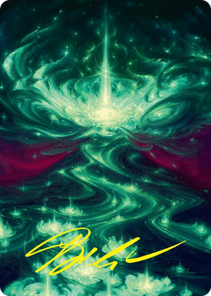 0040 Genesis Wave Art Card (54/54) (Gold-Stamped Signature) S Art Series: Foundations