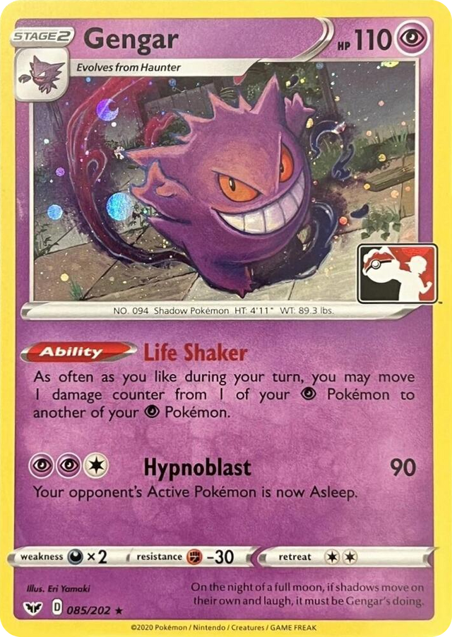 0085 Gengar (Library Exclusive) Holo Rare Miscellaneous Cards & Products