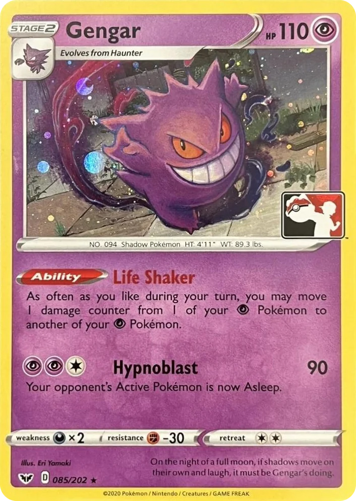 0085 Gengar (Library Exclusive) Holo Rare Miscellaneous Cards & Products