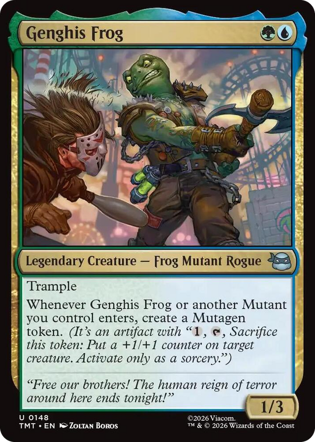 0148 Genghis Frog U Teenage Mutant Ninja Turtles