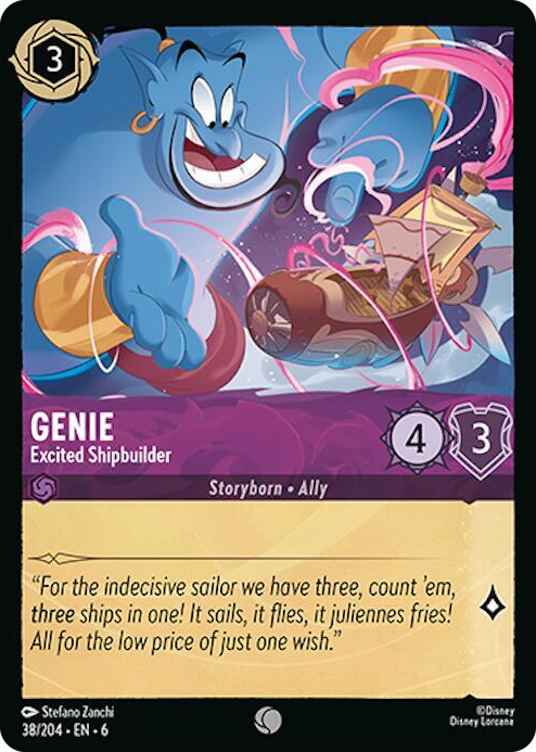 0038 Genie - Excited Shipbuilder Common Azurite Sea