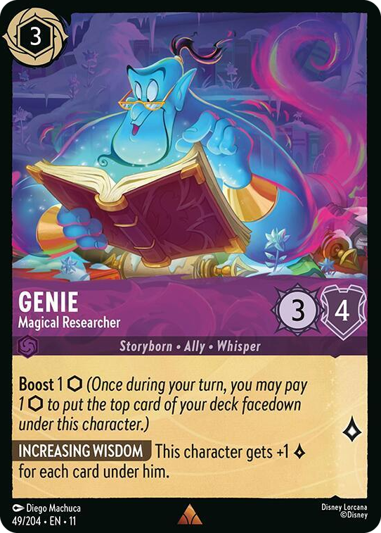 0049 Genie - Magical Researcher Rare Winterspell
