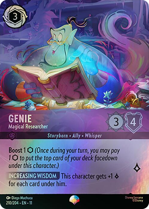 0210 Genie - Magical Researcher (Epic) Epic Winterspell