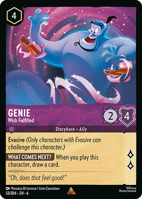 0053 Genie - Wish Fulfilled Rare Azurite Sea
