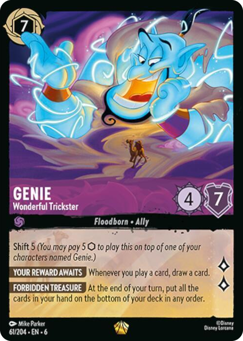 0061 Genie - Wonderful Trickster Legendary Azurite Sea