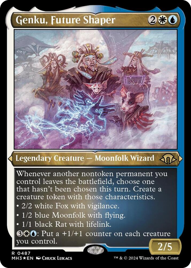 0487 Genku, Future Shaper (Foil Etched) R Modern Horizons 3