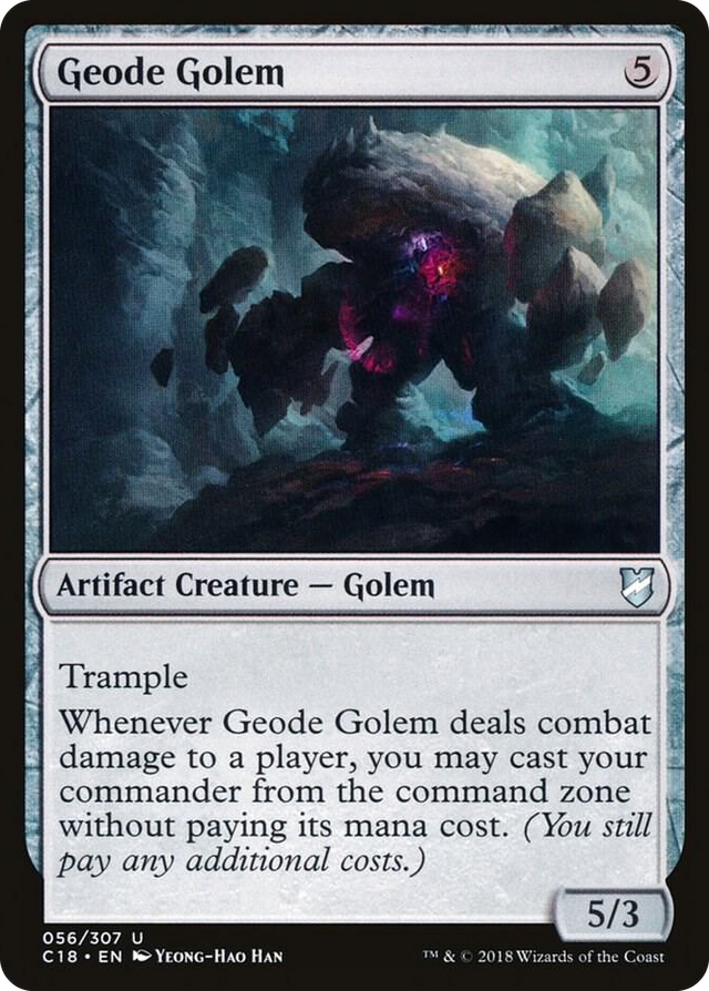 0056 Geode Golem U Commander 2018