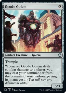 0316 Geode Golem U Commander Legends: Battle for Baldur's Gate