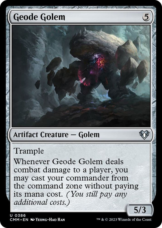 0386 Geode Golem U Commander Masters