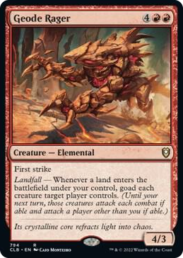 0794 Geode Rager R Commander Legends: Battle for Baldur's Gate