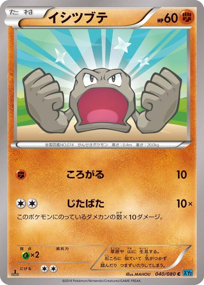 0040 Geodude Common Wild Blaze
