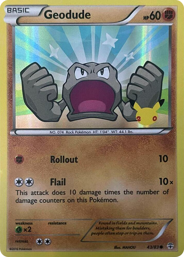 0043 Geodude (Stamped) Promo Generations