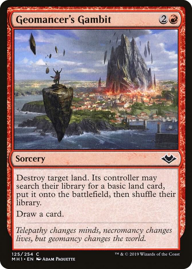 0125 Geomancer's Gambit C Modern Horizons