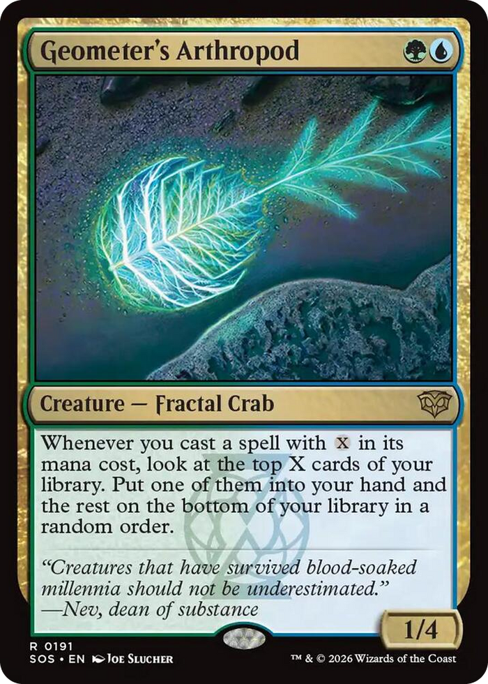 Geometer's Arthropod #191 R - Secrets of Strixhaven Pokemon card