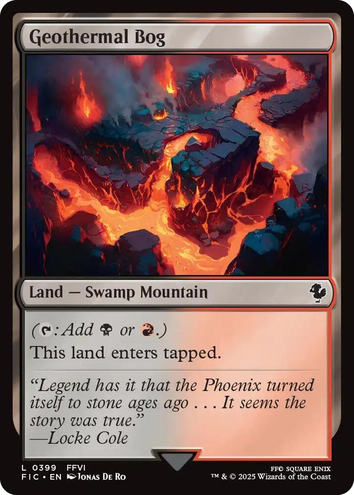 0399 Geothermal Bog L Commander: FINAL FANTASY