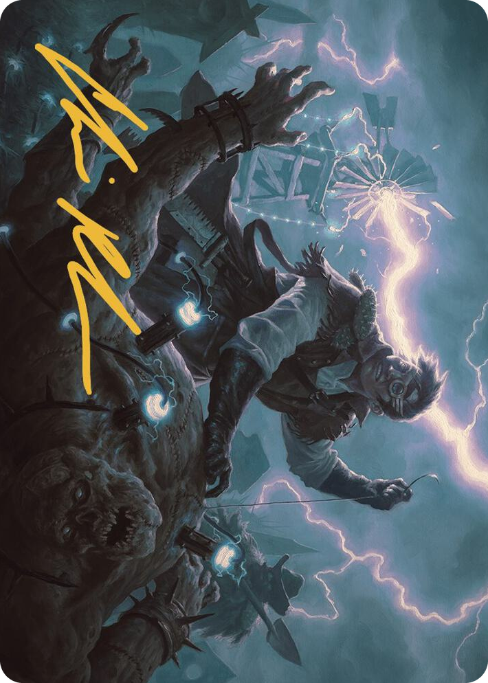 0005 Geralf, the Fleshwright Art Card (Gold-Stamped Signature) S Art Series: Outlaws of Thunder Junction