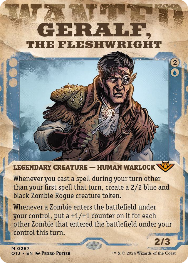 0287 Geralf, the Fleshwright (Showcase) M Outlaws of Thunder Junction