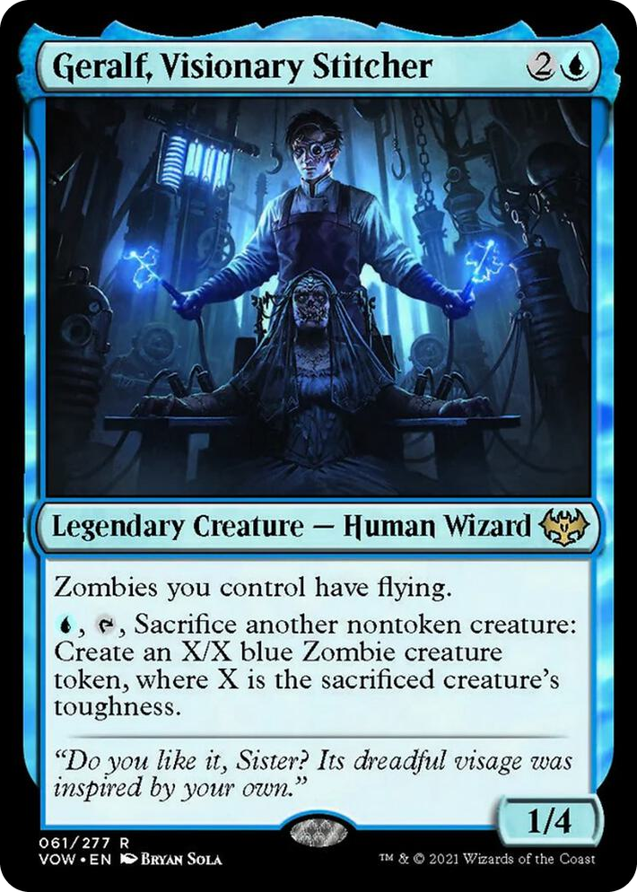 0061 Geralf, Visionary Stitcher R Innistrad: Crimson Vow