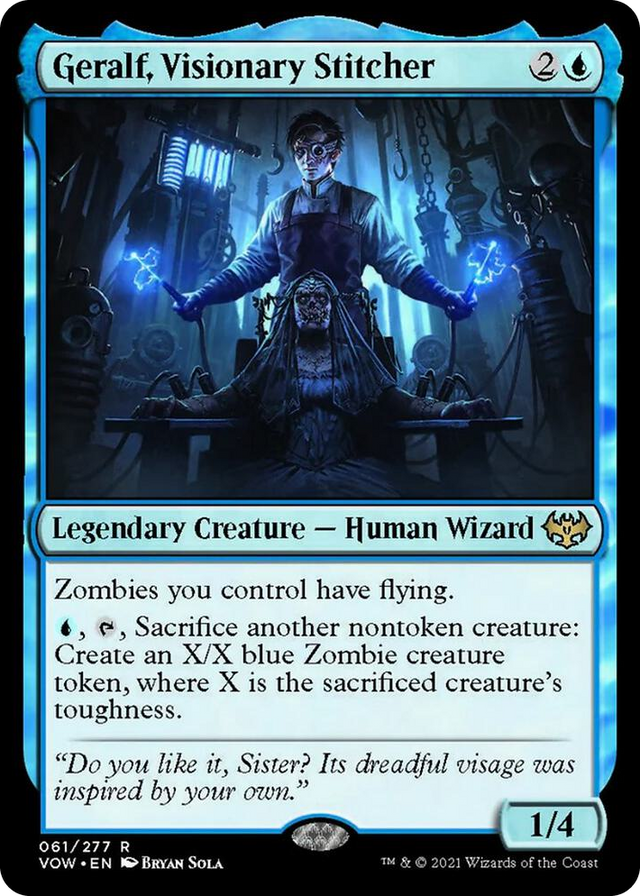 0061 Geralf, Visionary Stitcher R Innistrad: Crimson Vow