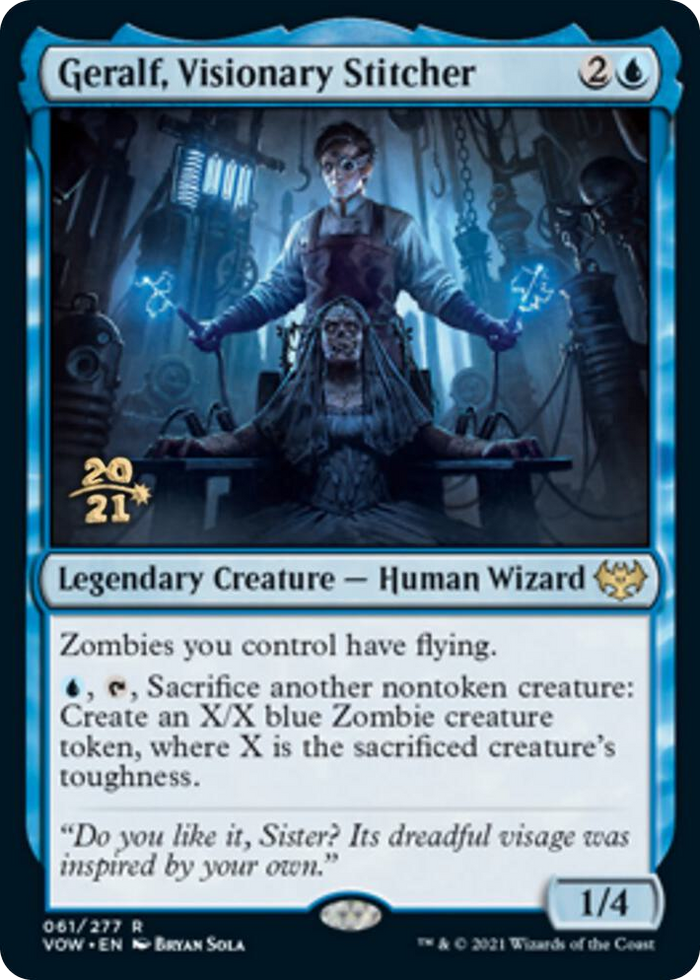Geralf, Visionary Stitcher #61 R - Prerelease Cards Pokemon card